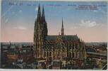 AK Köln a.Rh. Dom, Südseite vom Rathaus gesehen Feldpost 1916 gebraucht -