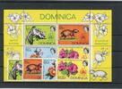Dominica Dominica 337-340, Block 13 postfrisch Umweltschutz MiNr. 337-340, Block 13 postfrisch Umweltschutz -