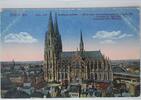 AK Köln am Rhein Dom vom Rathaus gesehen ungebraucht -