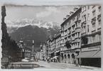 AK Innsbruck Maria Theresienstraße gegen die Nordkette 1954 gebraucht -