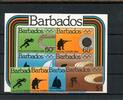 Barbados Barbados 600-603, Block 17 postfrisch Olympia MiNr. 600-603, Block 17 postfrisch Olympia -