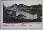 AK Siebengebirge Drachenfels, Rolandseck und Nonnenwerth 1902 gebraucht -