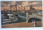 AK Köln a. Rh. Die neue Hängebrücke 1920 gebraucht -