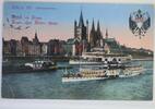 AK Köln a. Rh. Rheinpanorama Feldpost 1916 gebraucht -