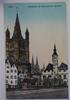 AK Köln a. Rh. Stapelhaus mit Martinskirche und Dom ungebraucht -