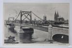 AK Köln am Rhein Hängebrücke gebraucht -