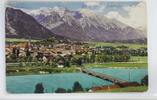 AK Hall i. Tirol mit Bettelwurfspitzen (2725 m) ungebraucht -