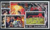 Dahomey Dahomey 605-608 B, Block 49 B postfrisch Fußball MiNr. 605-608 B, Block 49 B postfrisch Fußball -