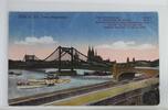 AK Köln am Rhein Neue Hängebrücke Feldpost 1917 gebraucht -