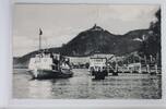 AK Bad Honnef am Rhein Insel Grafenwerth mit Drachenfels ungebraucht -