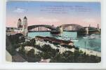 AK Köln am Rhein Hohenzollernbrücke Südseite Feldpost 1917 gebraucht -