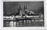 AK Köln am Rhein am Abend (Café Poscher, Salier Ring 61) gebraucht -