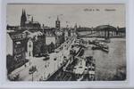 AK Köln am Rhein Rheinufer 1924 gebraucht -