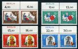 Berlin Berlin 310-313 postfrisch Oberrand Zudruck Berlin MiNr. 310-313 postfrisch Oberrand Zudruck Berlin -