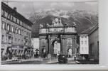 AK Innsbruck Triumphpforte mit Nordkette 1953 ungebraucht -