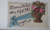 AK Deutschland Prägekarte mit Schleife 1934 gebraucht -
