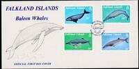 Falkland Inseln Falkland Inseln 503-506 Wale Ersttagesbrief/FDC MiNr. 503-506 Wale Ersttagesbrief/FDC -