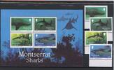 Montserrat Montserrat 666-669, Block 43 postfrisch Fische MiNr. 666-669, Block 43 postfrisch Fische -