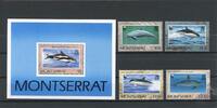 Montserrat Montserrat 786-789, Block 59 postfrisch Fische MiNr. 786-789, Block 59 postfrisch Fische -