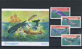 Somalia Somalia 789-92 postfrisch Wale MiNr. 789-92 postfrisch Wale -