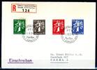 Schweiz FDC Schweiz FDC 348-351 postfrisch leicht verfärbter Umschlag MiNr. 348-351 postfrisch leicht verfärbter Umschlag -
