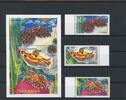 Somalia Somalia 794-796, Block 65 postfrisch Meerestiere MiNr. 794-796, Block 65 postfrisch Meerestiere -