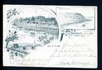 AK Bommern, Stadt Witten Hotel Bellevue, Schloss Steinhausen 1897 gebraucht -