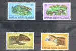 Papua Neuguinea Papua Neuguinea 337-340 postfrisch Reptilien MiNr. 337-340 postfrisch Reptilien -