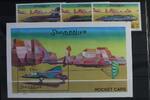 Somalia Somalia Block 75 mit 863 und 860-862 postfrisch Raketenautos MiNr. Block 75 mit 863 und 860-862 postfrisch Raketenautos -