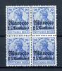 Deutsche APA Marokko Deutsche APA Marokko 37 postfrisch 4er Block MiNr. 37 postfrisch 4er Block -