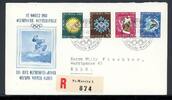 Schweiz Schweiz 492-495 Olympia 1948 St. Moritz Ersttagesbrief/FDC MiNr. 492-495 Olympia 1948 St. Moritz Ersttagesbrief/FDC -