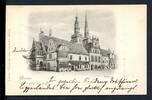 AK Lemgo - Kreis Lippe Rathaus mit Nicolai-Kirche 1898 gebraucht -