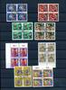 Berlin Lot 4er Blöcke mit zentrischem Berlin Lot 4er Blöcke mit zentrischem Ersttagssonderstempel Ersttagssonderstempel -