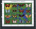 Guyana ZD Bogen Guyana ZD Bogen 4731-4746 postfrisch Schmetterling MiNr. 4731-4746 postfrisch Schmetterling -