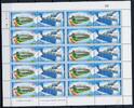 Thailand ZD Bogen mit 10 x Thailand ZD Bogen mit 10 x 1750-1751 postfrisch Briefzentrum MiNr. 1750-1751 postfrisch Briefzentrum -