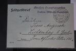 Feldpostbrief Stempel Großes Hauptquartier Ballon-Abwehr-Kanonen -