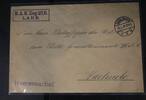 Feldpostbrief Stempel „B.A.K.Zug 23,0. LAHR Heeressache!“ -