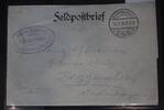 Feldpostbrief Stempel Königlich Preussischer Ballonabwehrkanonen-Zug 117 -