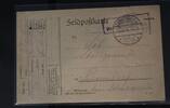 Feldpostkarte Stempel S.B. Mar.Fesselballon-Abt. Kastenstempel -