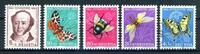 Schweiz Schweiz 602-606 Schmetterlinge postfrisch + gestempelt MiNr. 602-606 Schmetterlinge postfrisch + gestempelt -