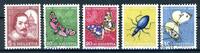 Schweiz Schweiz 632-36 Schmetterlinge postfrisch + gestempelt MiNr. 632-36 Schmetterlinge postfrisch + gestempelt -