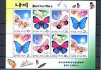 Korea Klb. Korea Klb. 4569-4572 postfrisch Schmetterling MiNr. 4569-4572 postfrisch Schmetterling -