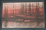 AK Belgien Genava - Navi in porto 1933 gebraucht -