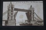 AK London The Tower Bridge 1915 gebraucht -