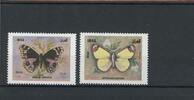 Irak Irak 1590-1591 postfrisch Schmetterling MiNr. 1590-1591 postfrisch Schmetterling -