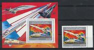 Komoren Komoren 946 + Block 331 postfrisch Concorde, Zug MiNr. 946 + Block 331 postfrisch Concorde, Zug -