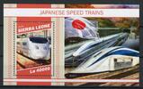 Sierra Leone Sierra Leone Block 1622 postfrisch Eisenbahn, Shinkansen MiNr. Block 1622 postfrisch Eisenbahn, Shinkansen -