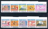Jemen Königreich Jemen Königreich 493-502 B postfrisch Olympiade Mexiko 1968 MiNr. 493-502 B postfrisch Olympiade Mexiko 1968 -