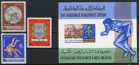 Jordanien Jordanien 658-663A + Bl. 40 postfrisch Olympia Mexiko 1968 MiNr. 658-663A + Bl. 40 postfrisch Olympia Mexiko 1968 -