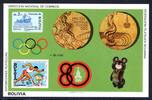 Bolivien Bolivien Block 101 postfrisch Olympia 1980 Moskau MiNr. Block 101 postfrisch Olympia 1980 Moskau -
